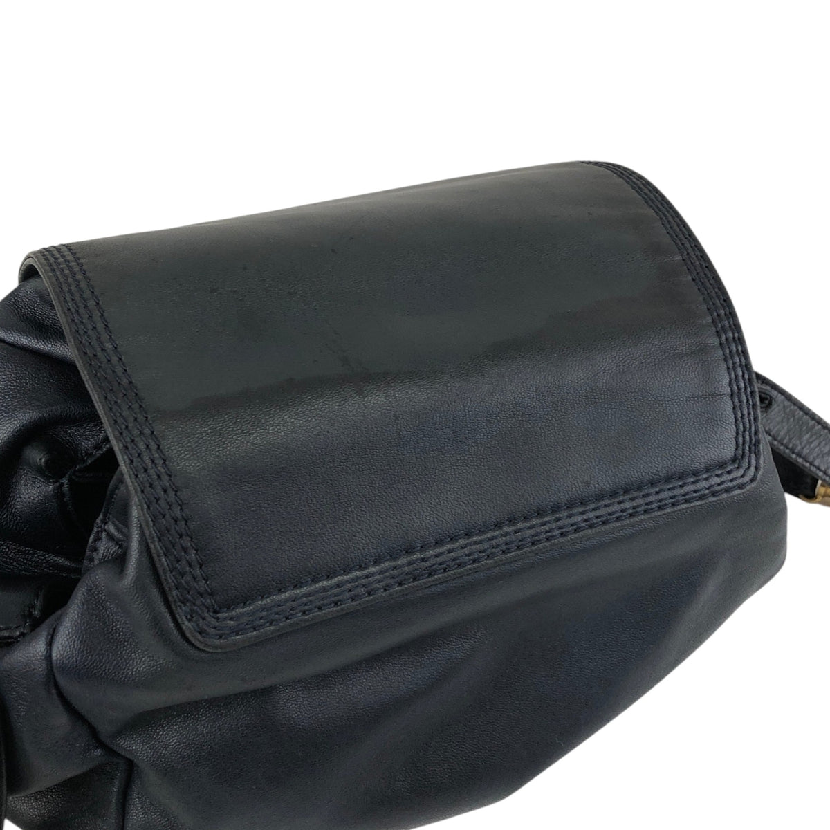 LOEWE Logo Shoulder bag Navy Vintage k4pn8w
