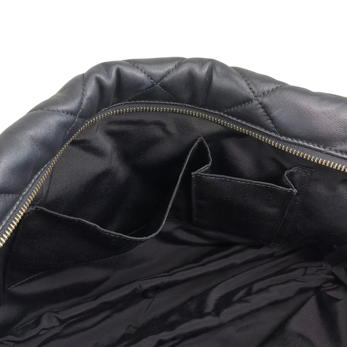 Salvatore Ferragamo Vala Ribbon Chain Shoulder bag Black Vintage 8dgp7p