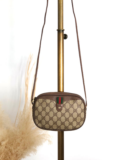GUCCI GG Pattern Shoulder bag Brown Vintage kr4ygb