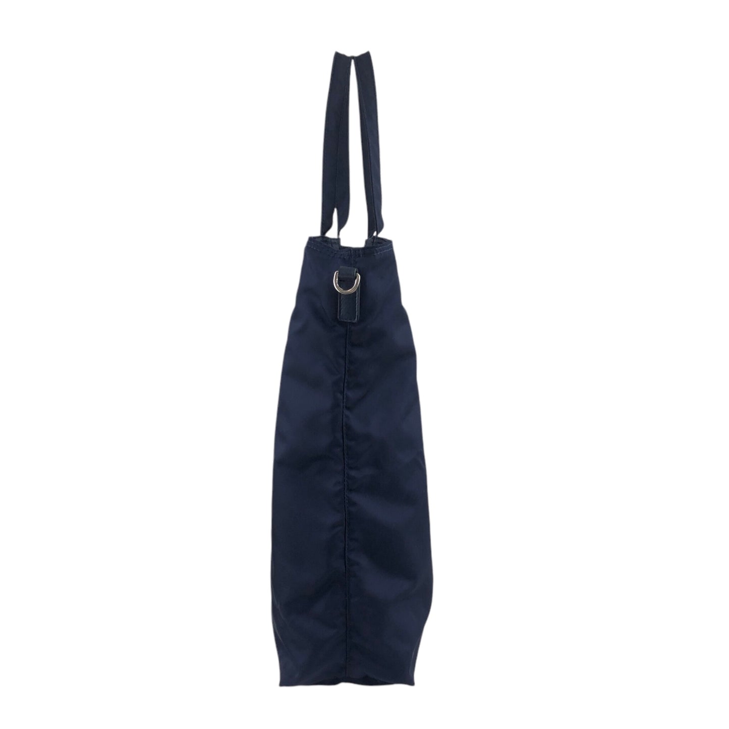 PRADA Tessuto Triangle Logo Two-way Handbag Shoulder bag Navy Vintage edw7hz