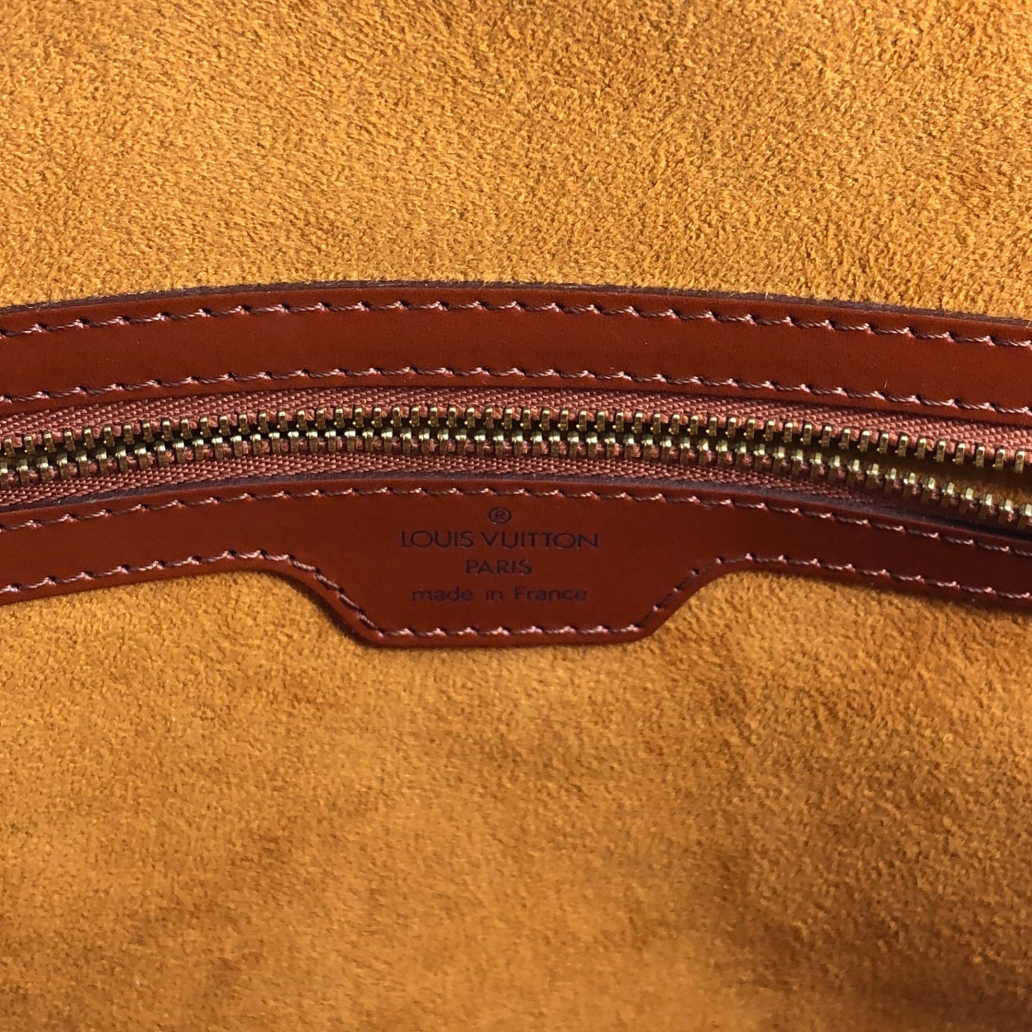 LOUIS VUITTON Epi Totebag Brown Vintage vctdv4