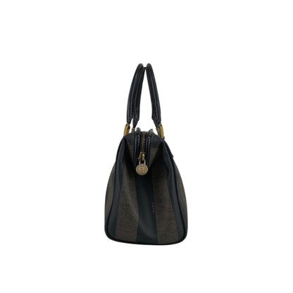 FENDI Pecan Two-way Small Boston bag Shoulder bag Brown×Black Vintage gyzceb