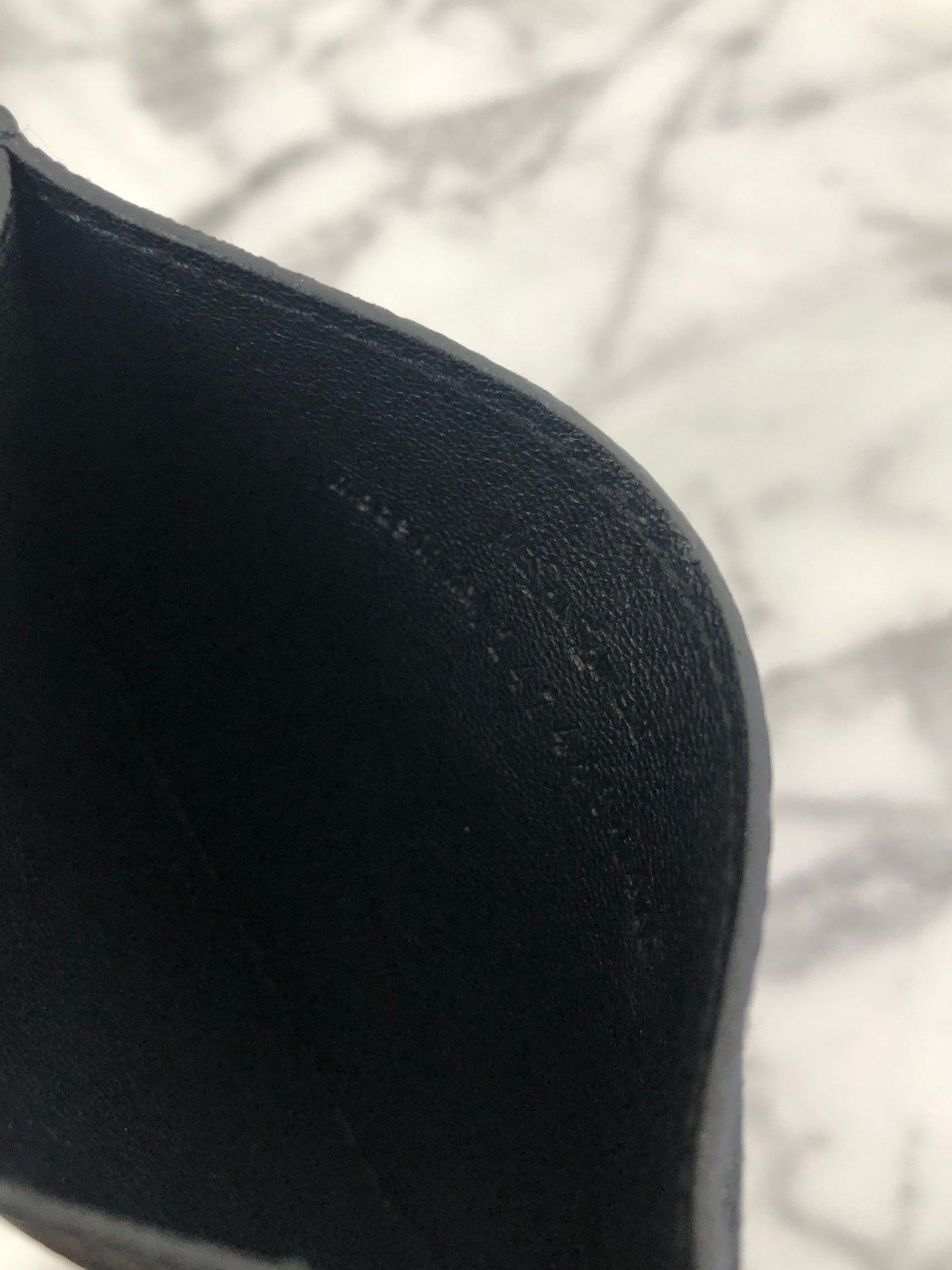 Yves Saint Laurent Leather Card holder Black Vintage 4bm2fd