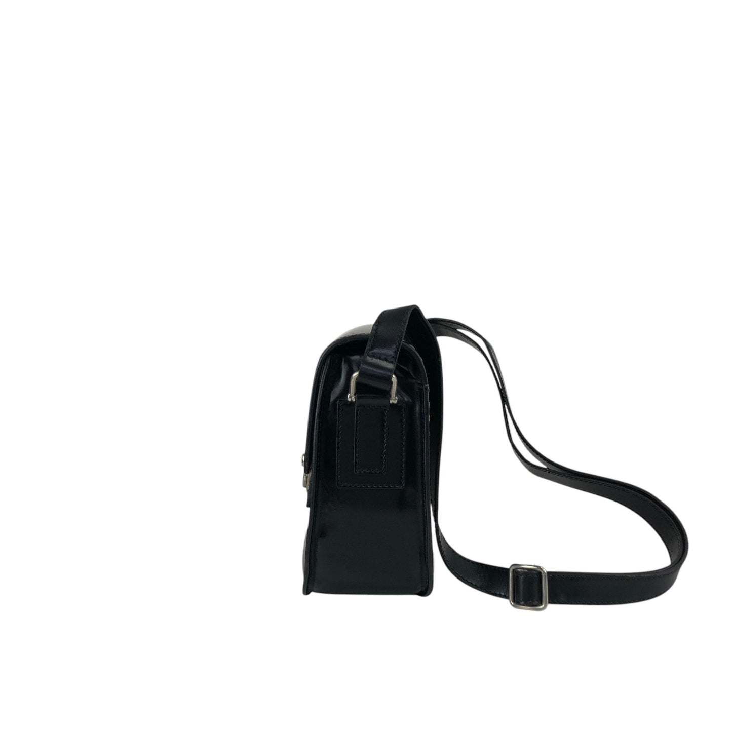 CELINE Gancini Shoulder bag Black Vintage ni2xww