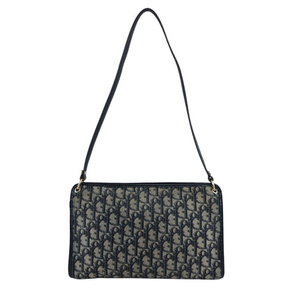 Christian Dior Trotter Logo 單肩包 海軍藍 復古 thm6uu