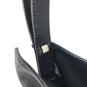 LOEWE Flamenco Knot Small Drawstring Shoulder bag Black Vintage wsftx5