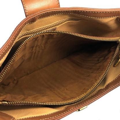 CELINE Macadam Blason Turn lock One handle Shoulder bag Hobo bag Brown Vintage Old CELINE yjpxgm