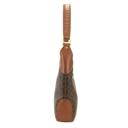 CELINE Macadam Blason Turn lock One handle Shoulder bag Hobo bag Brown Vintage Old CELINE yjpxgm