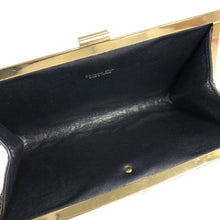 Load image into Gallery viewer, Christian Dior Trotter Jacquard Clasp Clutch bag Navy Vintage Old tybxpy
