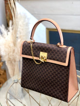 Load image into Gallery viewer, CELINE Macadam Toggle clasp Chain Handbag Brown Vintage Old Celine 854ge4
