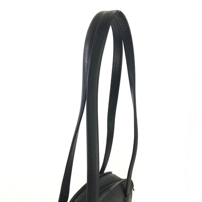 Christian Dior CD logo Leather Totebag Shoulderbag Black Vintage x3b2j4