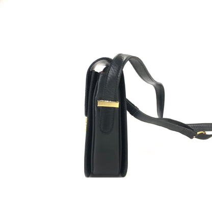 CELINE 馬車斜背包肩背包黑色復古舊款 CELINE 43kntg