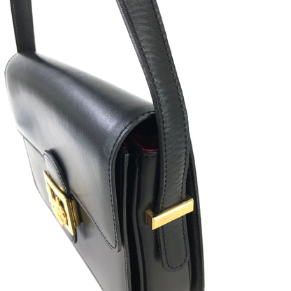 CELINE 馬車斜背包肩背包黑色復古舊款 CELINE 43kntg