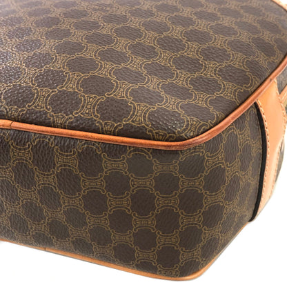 CELINE Macadam Gancini Round Shoulderbag Brown Vintage Old celine rhdej4