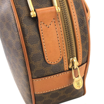 CELINE Macadam Gancini Round Shoulderbag Brown Vintage Old celine rhdej4