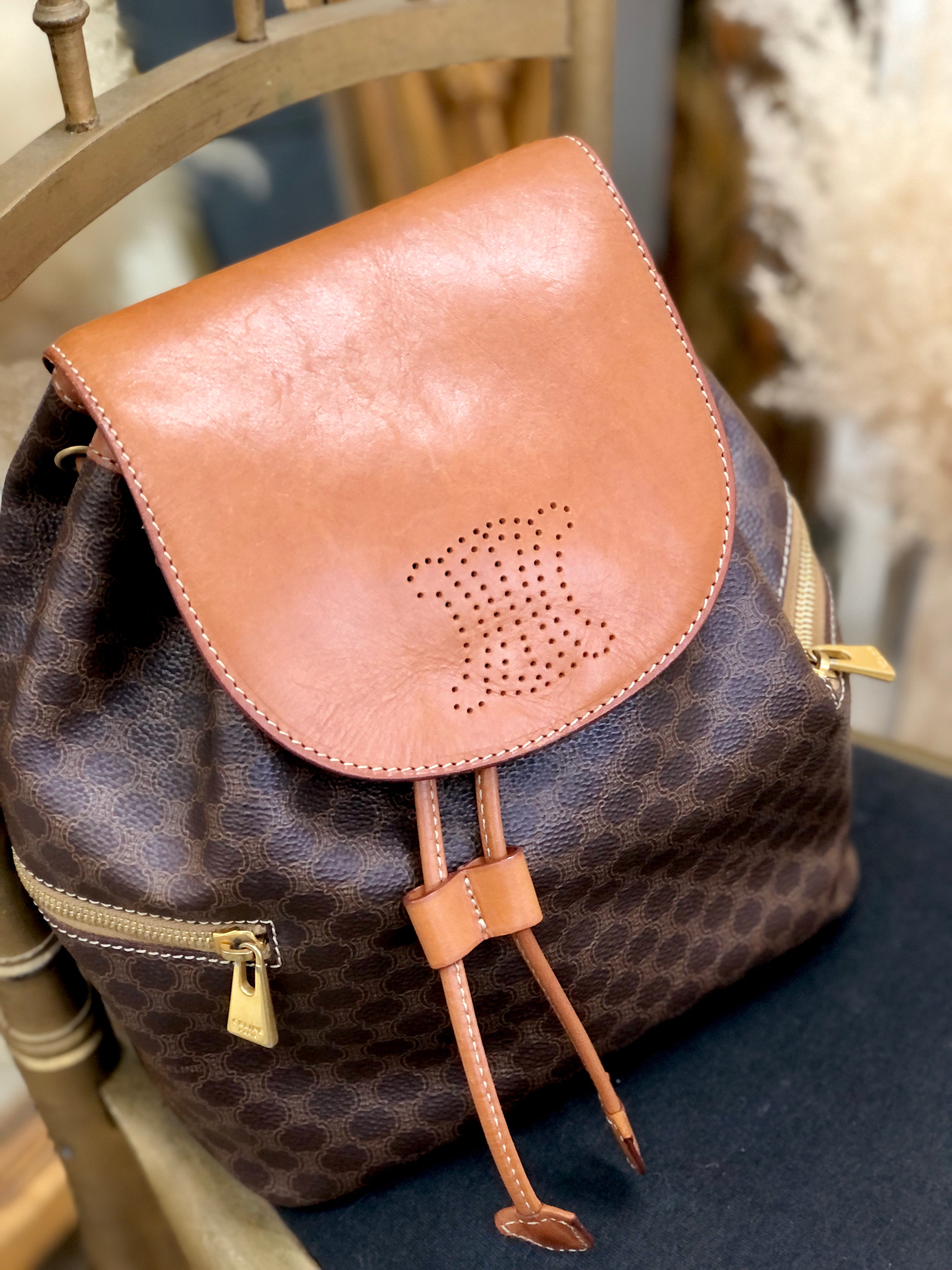 Celine store backpack vintage