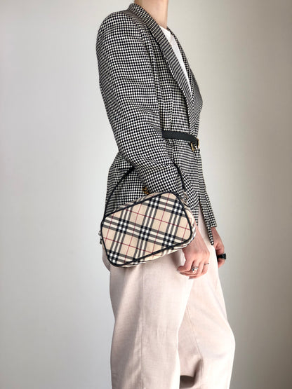 BURBERRY Nova Check Shoulder bag Beige Vintage y47wfc