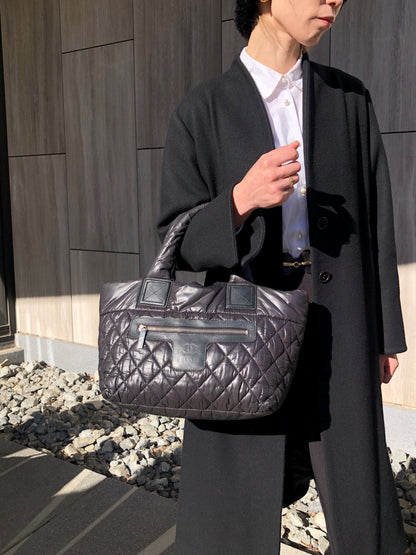 CHANEL Totebag Black A48610 Vintage 26cdcm