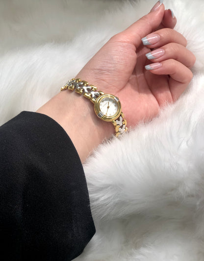 Yves Saint Laurent Quartz Watch Gold Silver Old gnbpc4