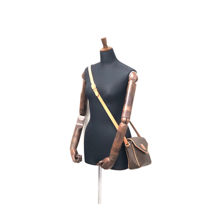 CELINE Macadam Blason Shoulderbag Brown Vintage Old celine dm2da2