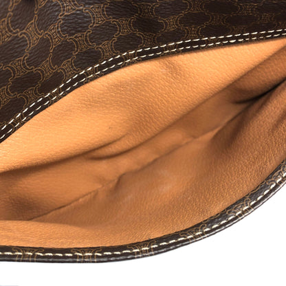 CELINE Macadam Blason Shoulderbag Brown Vintage Old celine dm2da2
