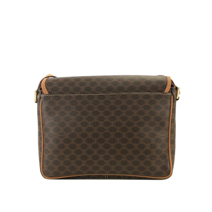 CELINE Macadam Blason Shoulderbag Brown Vintage Old celine dm2da2