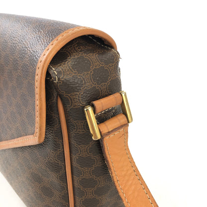 CELINE Macadam Blason Shoulderbag Brown Vintage Old celine dm2da2