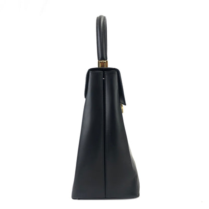 Salvatore Ferragamo Gancini 斜背包 肩背包 手提包 黑色 復古 舊款 iw4tut