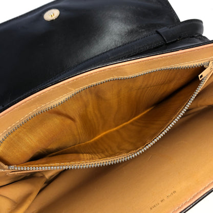 CELINE Blason Triomphe Shoulder Bag Black Old Celine Vintage dsacea