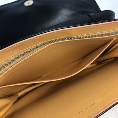 CELINE Blason Triomphe Shoulder Bag Black Old Celine Vintage dsacea