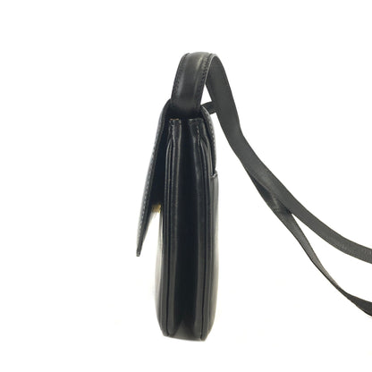 CELINE Blason Triomphe Shoulder Bag Black Old Celine Vintage dsacea