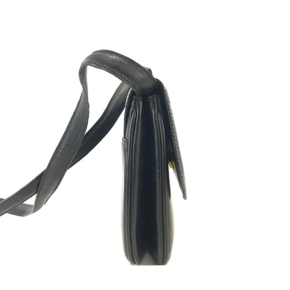 CELINE Blason Triomphe Shoulder Bag Black Old Celine Vintage dsacea