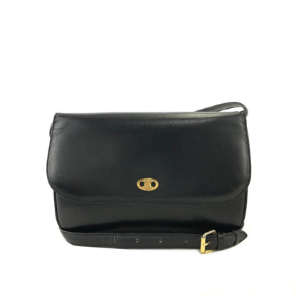 CELINE Blason Triomphe Shoulder Bag Black Old Celine Vintage dsacea