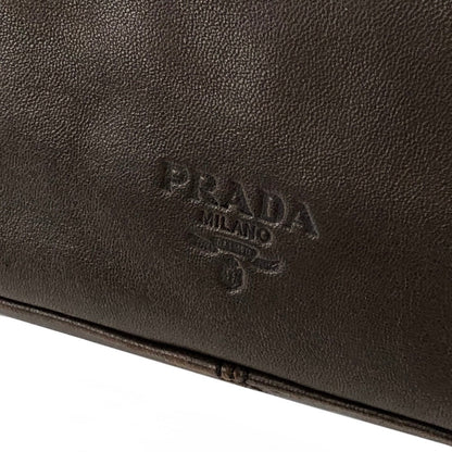 PRADA Tortoiseshell chain Handbag Totebag Brown Vintage Old tvmaz3
