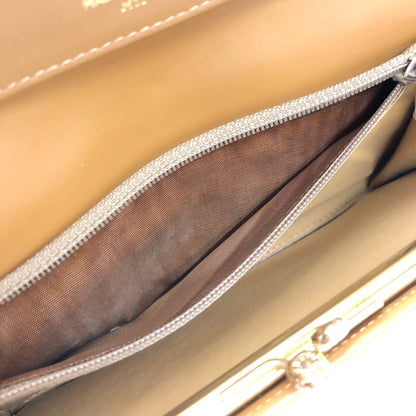 CELINE Macadam Triomphe Blason Long Wallet Brown 5x8ewe