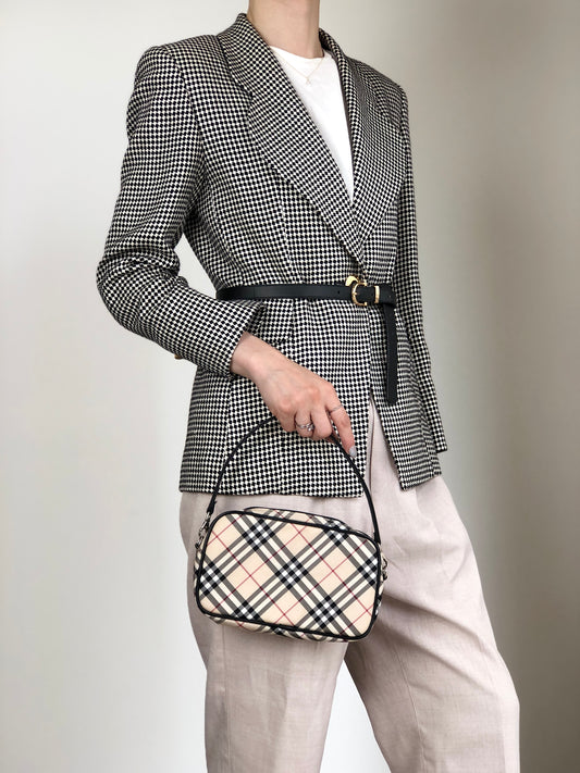BURBERRY Nova Check Shoulder bag Beige Vintage y47wfc