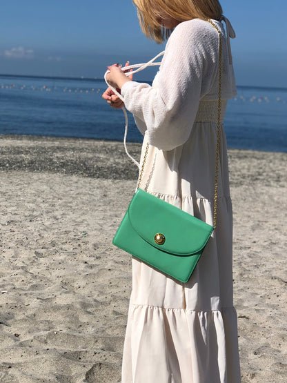 CELINE Starball 鏈條單肩包 綠色 復古 舊 Celine ctvzih