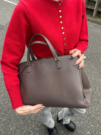 GUCCI Interlocking Two-way Handbag Shoulder bag Brown Vintage 8v35mj