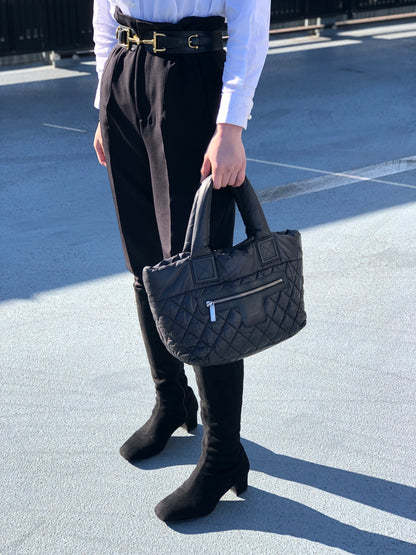 CHANEL Totebag Black A48610 Vintage 26cdcm