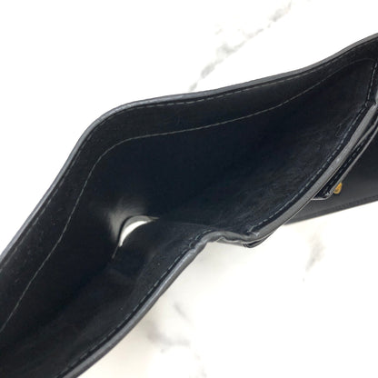 CELINE Macadam Logo Wallet Black Vintage Old Celine icxdzdi