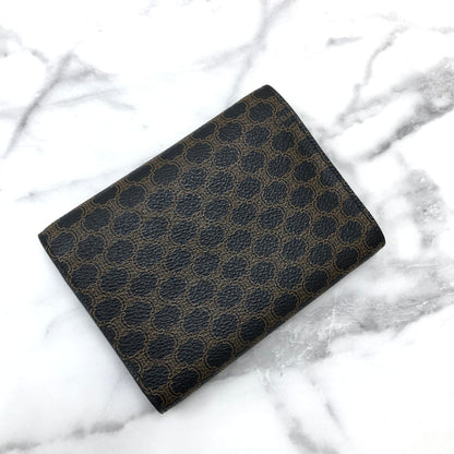 CELINE Macadam Logo Wallet Black Vintage Old Celine icxdzdi