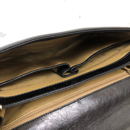 CELINE 馬車皮肩包 黑色 復古舊款 Celine aj7es6