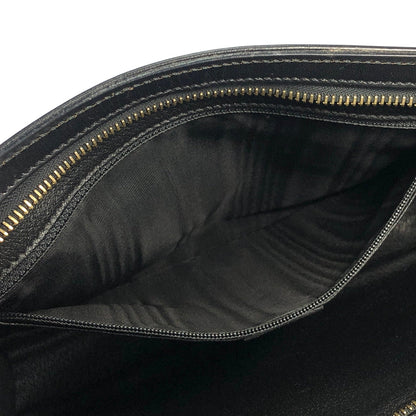 CELINE Macadam Blason Clutch bag Black Vintage Old Celine smkt4c