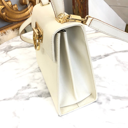Salvatore Ferragamo Gancini 斜背包 手提包 肩背包 白色 復古 舊款 da7rgv