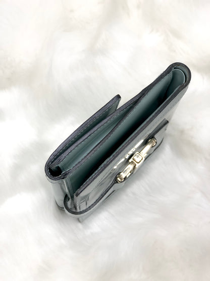 GUCCI Metal closure Compact Wallet Mint green  jmj7g8