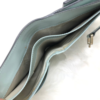 GUCCI Metal closure Compact Wallet Mint green  jmj7g8