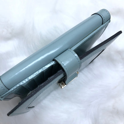 GUCCI Metal closure Compact Wallet Mint green  jmj7g8