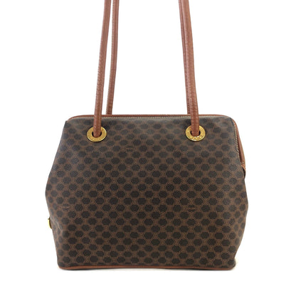 CELINE Macadam Circle Charm 肩背包 棕色 復古 舊款 Celine vdarns