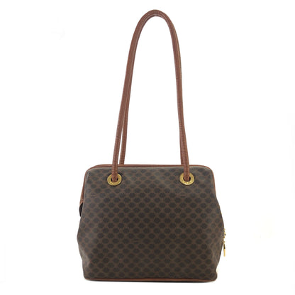 CELINE Macadam Circle Charm 肩背包 棕色 復古 舊款 Celine vdarns