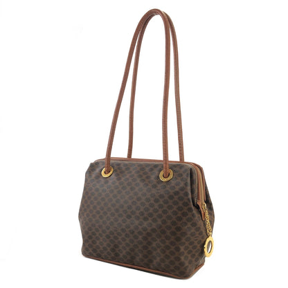 CELINE Macadam Circle Charm 肩背包 棕色 復古 舊款 Celine vdarns